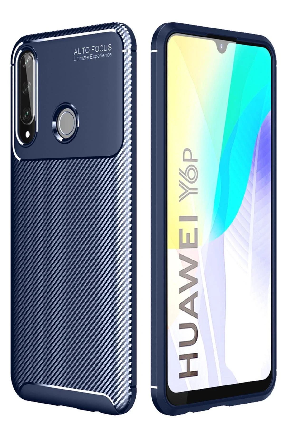 newface-huawei-y6p-kilif-auto-focus-karbon-kapak-lacivert-default Uray store Huawei Y6P Kılıf Auto Focus Karbon Kapak - Lacivert - Görsel 1