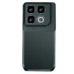 Uray store İnfinix GT 20 Pro Kılıf Auto Focus Karbon Kapak - Koyu Yeşil