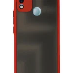 Uray store İnfinix Hot 10 Play Kılıf Montreal Silikon Kapak - Kırmızı