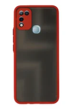 Uray store İnfinix Hot 10 Play Kılıf Montreal Silikon Kapak - Kırmızı