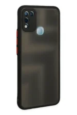 Uray store İnfinix Hot 10 Play Kılıf Montreal Silikon Kapak - Siyah - Görsel 2