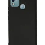 Uray store İnfinix Hot 10 Play Kılıf Nano içi Kadife Silikon - Siyah