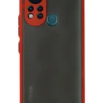 Uray store İnfinix Hot 11s Kılıf Montreal Silikon Kapak - Kırmızı