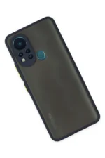 Uray store İnfinix Hot 11s Kılıf Montreal Silikon Kapak - Lacivert - Görsel 3