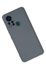 Uray store İnfinix Hot 11s Kılıf Nano içi Kadife Silikon - Gri - Görsel 3