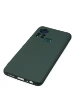 Uray store İnfinix Hot 11s Kılıf Nano içi Kadife Silikon - Koyu Yeşil - Görsel 4