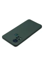 Uray store İnfinix Hot 11s Kılıf Nano içi Kadife Silikon - Koyu Yeşil - Görsel 5