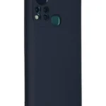 Uray store İnfinix Hot 11s Kılıf Nano içi Kadife Silikon - Lacivert