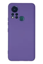 Uray store İnfinix Hot 11s Kılıf Nano içi Kadife Silikon - Mor