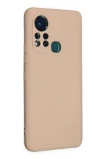 Uray store İnfinix Hot 11s Kılıf Nano içi Kadife Silikon - Pudra - Görsel 2