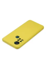 Uray store İnfinix Hot 11s Kılıf Nano içi Kadife Silikon - Sarı - Görsel 5