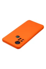 Uray store İnfinix Hot 11s Kılıf Nano içi Kadife Silikon - Turuncu - Görsel 5