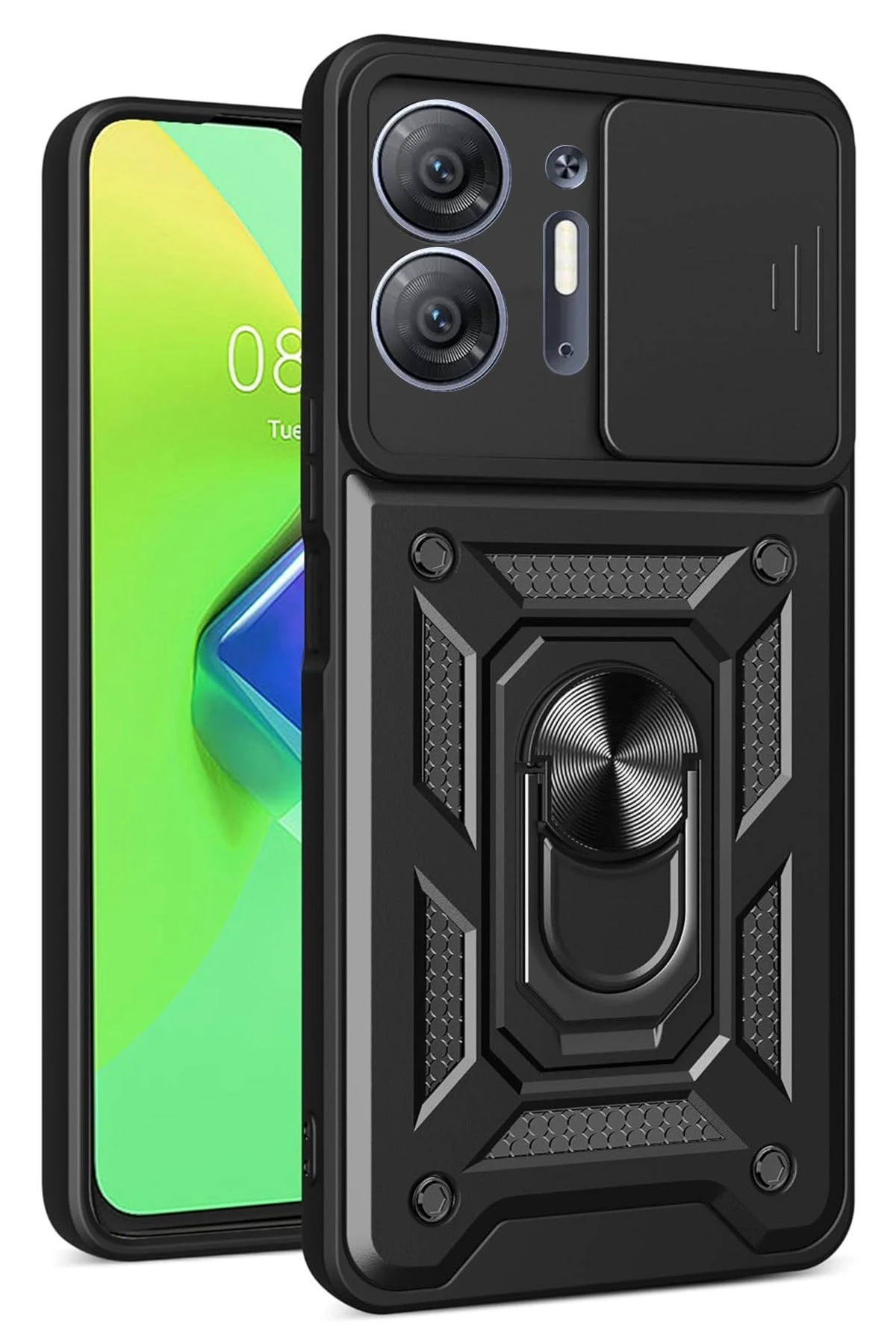 newface-infinix-hot-30-5g-kilif-pars-lens-yuzuklu-silikon-siyah-default Uray store İnfinix Hot 30 5G Kılıf Pars Lens Yüzüklü Silikon - Siyah - Görsel 1