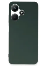 Uray store İnfinix Hot 30i Kılıf First Silikon - Koyu Yeşil