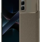 Uray store İnfinix Hot 50 Pro Plus 4G Auto Focus Karbon Kapak - Kahverengi