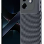 Uray store İnfinix Hot 50i 4G Auto Focus Karbon Kapak - Lacivert