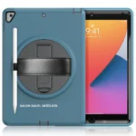 Uray store Apple iPad 10.2 (7.nesil) Kılıf Hand Strap Tablet Kılıfı - Turkuaz