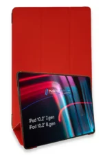 Uray store Apple iPad 10.2 (7.nesil) Kılıf Tablet Smart Kılıf - Kırmızı
