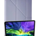 Uray store Apple iPad 10.2 (8.nesil) Kılıf Kalemlikli Mars Tablet Kılıfı - Lila
