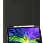 Uray store Apple iPad 10.2 (8.nesil) Kılıf Kalemlikli Mars Tablet Kılıfı - Koyu Gri