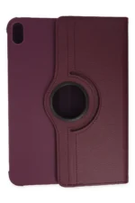 Uray store Apple iPad 2025 10.9 10.Nesil (A16) Kılıf 360 Tablet Deri Kılıf - Mürdüm
