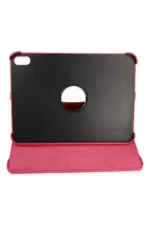Uray store Apple iPad 2025 10.9 10.Nesil (A16) Kılıf 360 Tablet Deri Kılıf - Pembe - Görsel 3