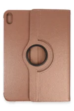 Uray store Apple iPad 2022 10.9 (10.nesil) Kılıf 360 Tablet Deri Kılıf - Rose Gold