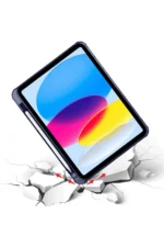 Uray store Apple iPad 2025 10.9 10.Nesil (A16) Kılıf Kalemlikli Mars Tablet Kılıfı - Lacivert - Görsel 5