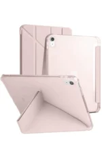 Uray store Apple iPad 2022 10.9 (10.nesil) Kılıf Kalemlikli Mars Tablet Kılıfı - Rose Gold - Görsel 2