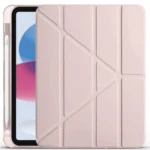 Uray store Apple iPad 2022 10.9 (10.nesil) Kılıf Kalemlikli Mars Tablet Kılıfı - Rose Gold
