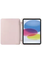 Uray store Apple iPad 2022 10.9 (10.nesil) Kılıf Kalemlikli Mars Tablet Kılıfı - Rose Gold - Görsel 3