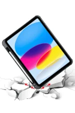 Uray store Apple iPad 2022 10.9 (10.nesil) Kılıf Kalemlikli Mars Tablet Kılıfı - Siyah - Görsel 5