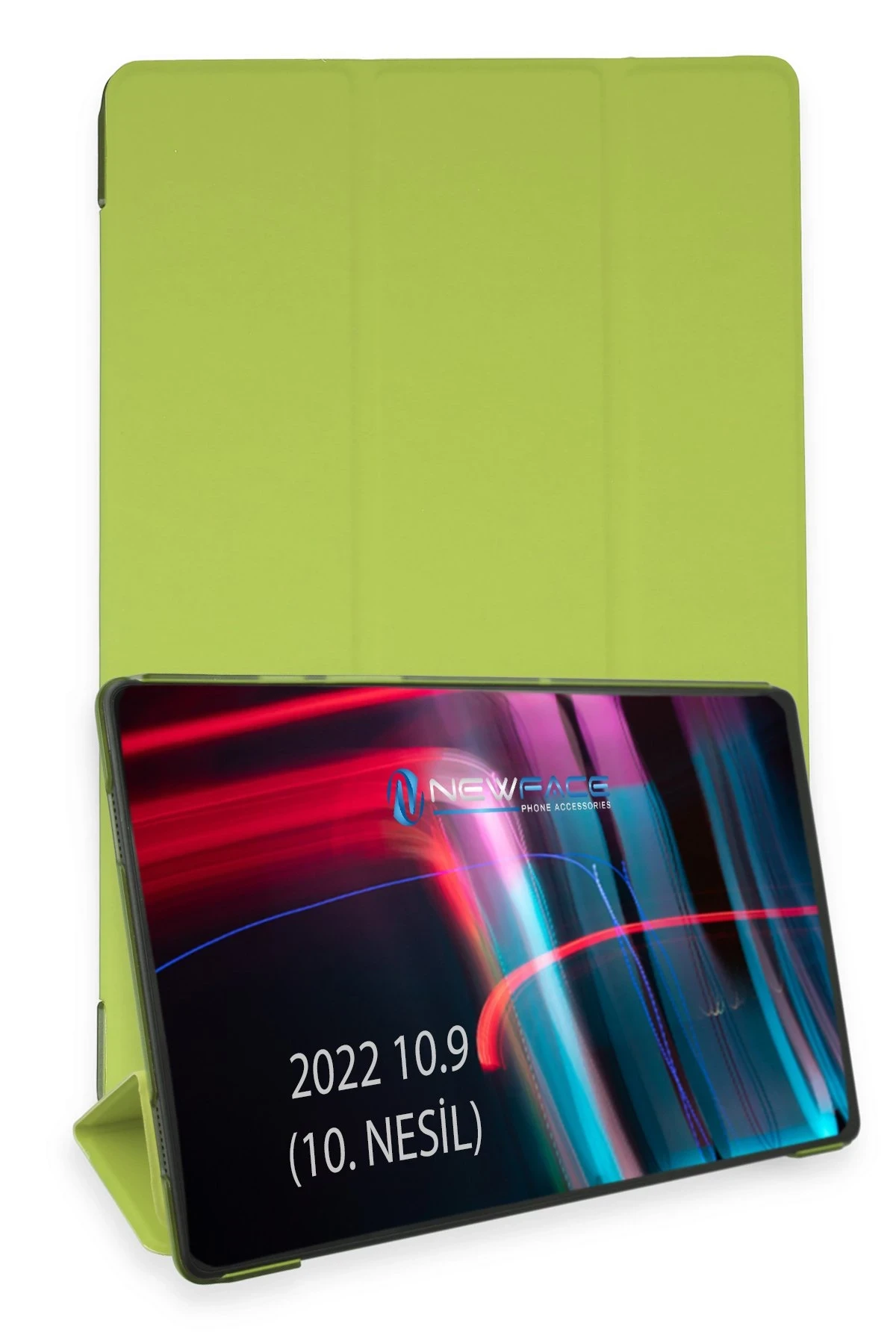 newface-ipad-2022-109-10nesil-kilif-tablet-smart-kilif-acik-yesil-default Uray store Apple iPad 2025 10.9 10.Nesil (A16) Kılıf Tablet Smart Kılıf - Açık Yeşil - Görsel 1