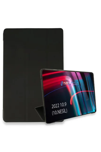 Uray store Apple iPad 2025 10.9 10.Nesil (A16) Kılıf Tablet Smart Kılıf - Siyah