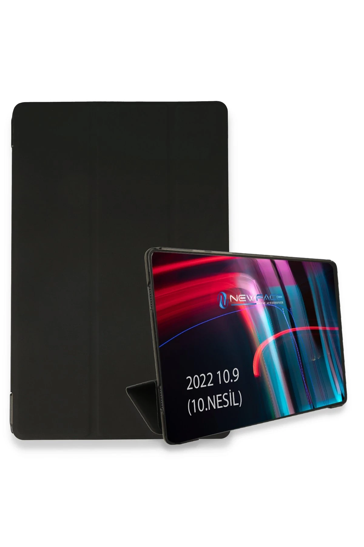 newface-ipad-2022-109-10nesil-kilif-tablet-smart-kilif-siyah-default Uray store Apple iPad 2022 10.9 (10.nesil) Kılıf Tablet Smart Kılıf - Siyah - Görsel 1