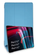 Uray store Apple iPad 4 9.7 Kılıf Tablet Smart Kılıf - Mavi