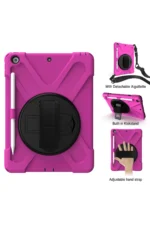 Uray store Apple iPad 5 Air 9.7 Kılıf Amazing Tablet Kapak - Pembe - Görsel 3