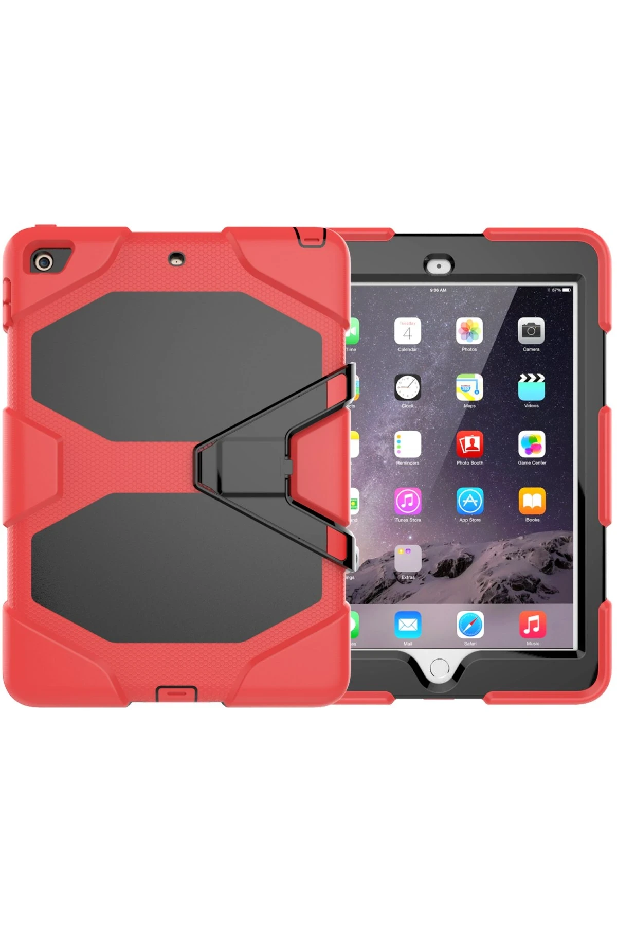 newface-ipad-5-air-97-kilif-griffin-tablet-kapak-kirmizi-default Uray store Apple iPad 5 Air 9.7 Kılıf Griffin Tablet Kapak - Kırmızı - Görsel 1