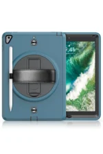 Uray store Apple iPad 5 Air 9.7 Kılıf Strap-C Otterbox Tablet Kapak - Mavi - Görsel 2