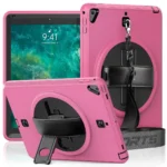 Uray store Apple iPad 5 Air 9.7 Kılıf Strap-C Otterbox Tablet Kapak - Pembe