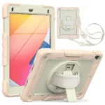 Uray store Apple iPad 5 Air 9.7 Kılıf Strap New Tablet Kapak - Pembe