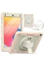 Uray store Apple iPad 5 Air 9.7 Kılıf Strap New Tablet Kapak - Pembe