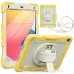 Uray store Apple iPad 5 Air 9.7 Kılıf Strap New Tablet Kapak - Sarı