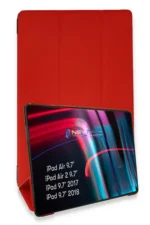 Uray store Apple iPad 5 Air 9.7 Kılıf Tablet Smart Kılıf - Kırmızı
