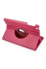 Uray store Apple iPad Mini 1 Kılıf 360 Tablet Deri Kılıf - Pembe