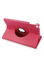 Uray store Apple iPad Mini 4 Kılıf 360 Tablet Deri Kılıf - Pembe