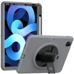 Uray store Apple iPad Pro 11 (2018) Kılıf Hand Strap Tablet Kılıfı - Gri
