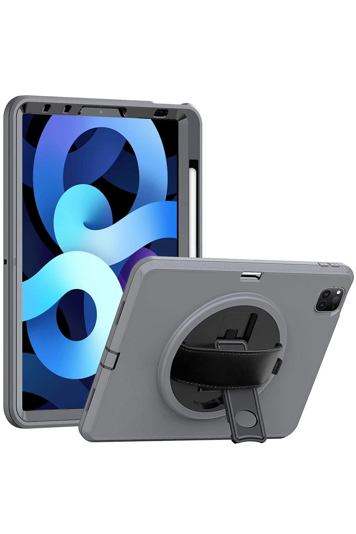 newface-ipad-pro-11-2018-kilif-hand-strap-tablet-kilifi-gri-default Uray store Apple iPad Pro 11 (2018) Kılıf Hand Strap Tablet Kılıfı - Gri - Görsel 1