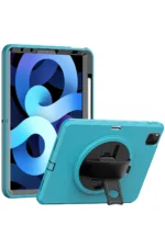 Uray store Apple iPad Pro 11 (2018) Kılıf Hand Strap Tablet Kılıfı - Turkuaz
