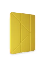 Uray store Apple iPad Pro 11 (2018) Kılıf Kalemlikli Mars Tablet Kılıfı - Açık Sarı - Görsel 3